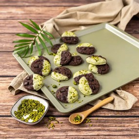 Tavа pentru copt Zenker 7457, 42x32 cm, Acoperire ILAG Maximizing Green, Pana la 180°C, Verde