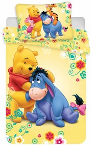 Disney Winnie de Pluș Eeyore Lenjerie de pat pentru copii 100×135 cm, 40×60 cm