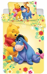 Disney Winnie de Pluș Eeyore Lenjerie de pat pentru copii 100×135 cm, 40×60 cm