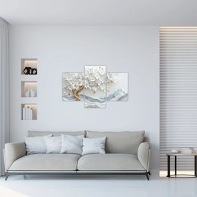 Tablou – Arborele vieții 3D elegant (90x60 cm)