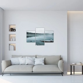 Tablou - lacul nordic înghețat (90x60 cm)