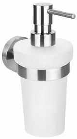 Dozator de săpun SAPHO XS101 X-Steel, sticlălăptoasă/ oțel inoxidabil periat, 230 ml