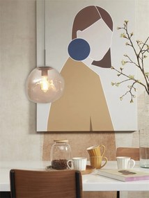 Lustra/Pendul modern design decorativ Helsinki boulder amber