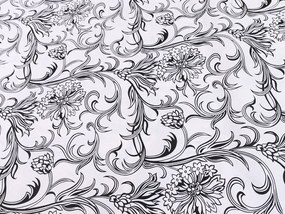 Lenjerie de bumbac alb ZUZANA Dimensiune lenjerie de pat: 70 x 90 cm | 140 x 200 cm