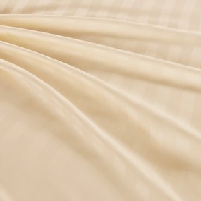 Lenjerie de pat hoteliera din microfibra crem, JASMINE - banda de 2 cm Dimensiune lenjerie de pat: 70 x 90 cm | 140 x 220 cm