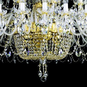 Candelabru XXXL cu 36 de brate Cristal Bohemia Exclusive SARA XXXVI. CE