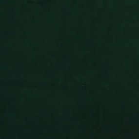 Scaune de bucatarie pivotante, 2 buc., verde inchis, catifea