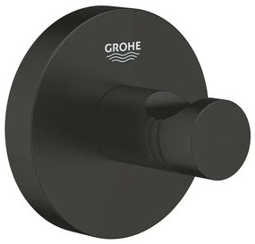 Cuier negru mat Grohe Essentials