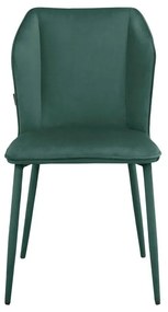 Scaune de dining verde 2 buc. din catifea Wilma – Støraa