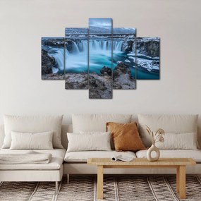 Tablou - Priveliște la cascade (150x105 cm)