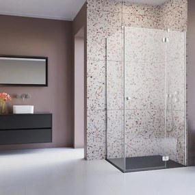 Usa de nisa batanta Radaway Torrenta KDJ 120 cm sticla 6 mm crom-transparent deschidere dreapta