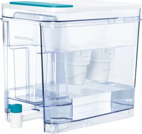 Dozator cu filtrare apa Aqua Optima Perfect Pour WD1003, 8,2 l, Filtrare in 5 etape, Fara BPA, Evolve+, Alb/Transparent