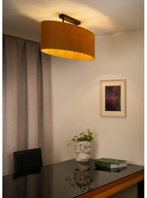 Lustră aplicată Duolla OVAL 2xE27/15W/230V maro