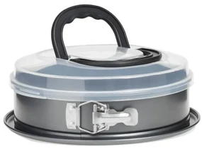 Formă pentru tort cu capac și mâner, Ø 26 cm, metal