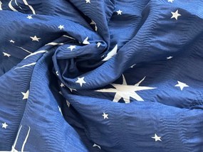 Lenjerie de pat creponata NIGHT SKY BLEND albastru Dimensiune lenjerie de pat: 70 x 90 cm | 140 x 200 cm