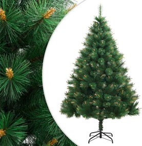 vidaXL Brad de Crăciun artificial cu suport, 180 cm, cu balamale