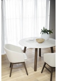 Set de scaune de sufragerie bej 2 buc. tapițat Windham – Rowico