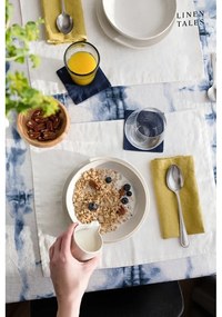 Suport din in pentru farfurie Linen Tales, 35 x 45 cm, alb