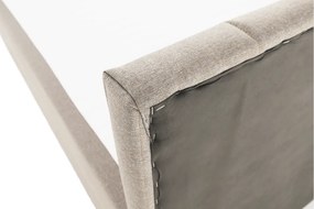 Pat tip BOXSPRING 120x200, taupe gri-maro, FERATA TV KOMFORT