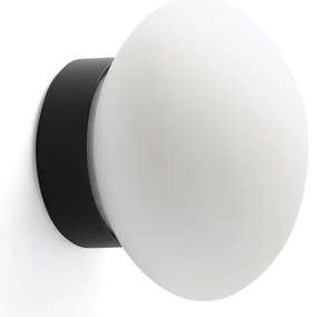 Aplica LED pentru baie IP44 NUBO D-12cm negru, alb