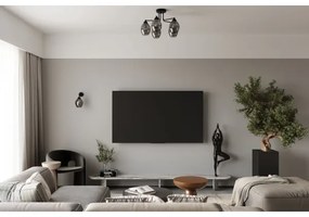 Lampă de perete FILLAN 1xE27/60W/230V neagră Sollux SL.1143