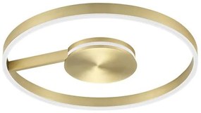 Lustra circulara aluminiu bronz LED CCT SIENA 60cm