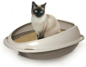 Litiera pentru pisici albastra KITTY KABIN