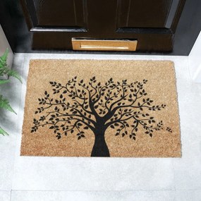 Covoraș de intrare din fibre de nucă de cocos 40x60 cm Tree of Life – Artsy Doormats