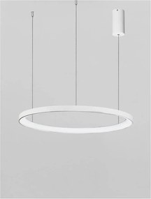 Lustra LED dimabila design circular PERTINO D-58cm