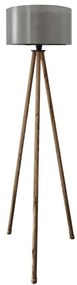 Lampă de podea AYD, 1x E27, 40W, 230V, maro/gri