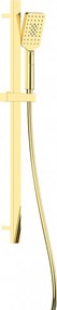 ALPINIA Set de duș, para de dus cu 3 funcții și bară finisaj auriu NGA_Z52K