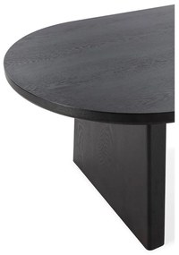 Masă de dining cu aspect de lemn de frasin 100x200 cm Blair – MOME