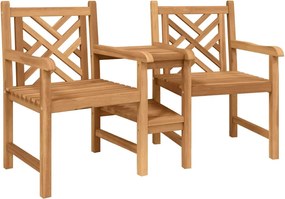 vidaXL Scaun Maro 152 x 63 x 89 cm Lemn solid de tec