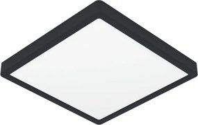 Eglo 901331 - Plafonieră LED pentru baie FUEVA, 13W, 230V, 29 x 29 cm, IP44, negru