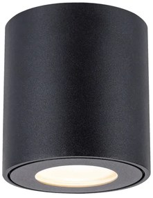 Brilagi - Corp de iluminat pentru baie LED RGBW dimabil MIA 1xGU10/30W/230V 84x80 mm negru IP54