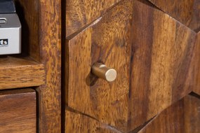 Comoda TV din lemn Mystic Living 140cm Sheesham