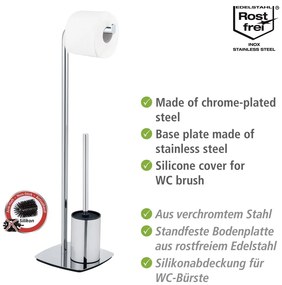 Suport pentru hârtie igienică din oțel inoxidabil Iria – Wenko