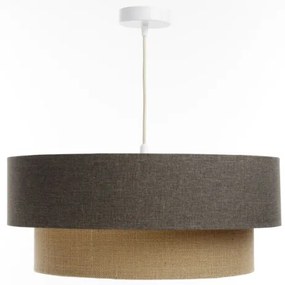 Lustră pe cablu BOHO TRINITI 1xE27/60W/230V gri/bej