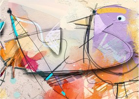 Tablou - Abstract, pasăre (70x50 cm)