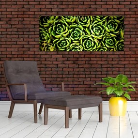 Tablou cu flori de piatră (120x50 cm)