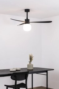 Lustra cu Ventilator si telecomanda AMELIA L BALL LED negru