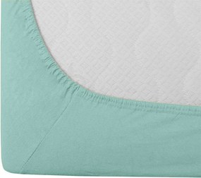 Cearsaf jersey EXCLUSIVE mentol 140x200cm, 100% bumbac