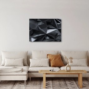 Tablou pe sticlă - Abstracție geometrică (70x50 cm)