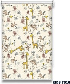 Roletă textilă KIDS 7016 cu animale safari