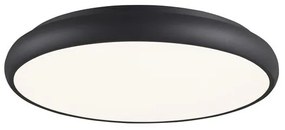 Plafoniera LED design modern Gap negru, 51cm