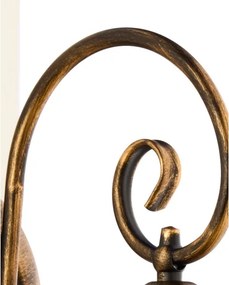 Brilagi - Aplica de perete MOLLERO 1xE27/15W/230V bronz/patină