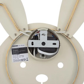 Lampă de perete pentru copii bej, cu LED, cu dimmer în 3 trepte - Benny the Bunny