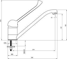 Joko Baterie pentru bucătărie, cu mâner Clinic Finisaj: Crom BOJ_060C