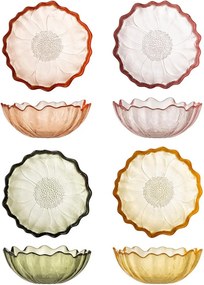 Boluri mici 4 buc. pentru înghețată din sticlă 120 ml Kana – Bloomingville