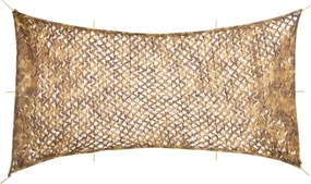 vidaXL Plasă de camuflaj cu geantă de depozitare, nisipiu, 708x423 cm